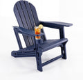 Navy Screw-Free HDPE Adirondack Chair