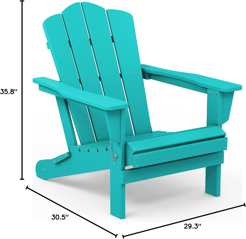 HDPE Folding Adirondack Chair