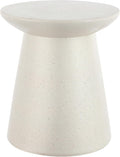Cream Terrazzo Indoor Outdoor Side Table