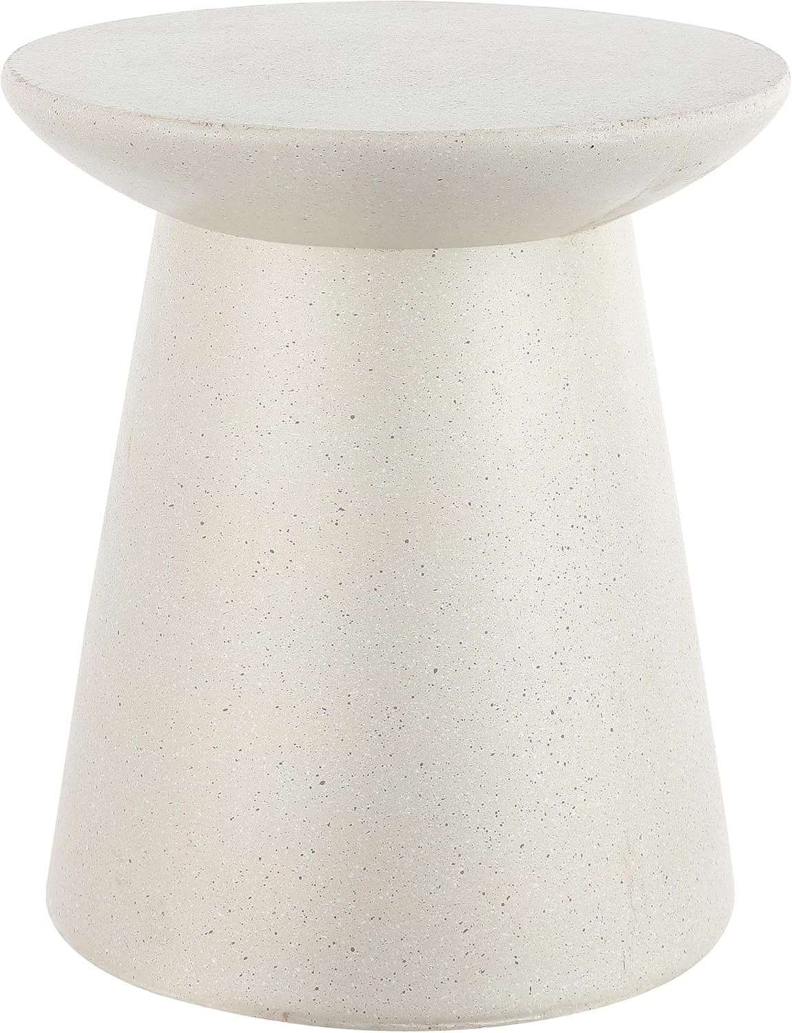 Cream Terrazzo Indoor Outdoor Side Table